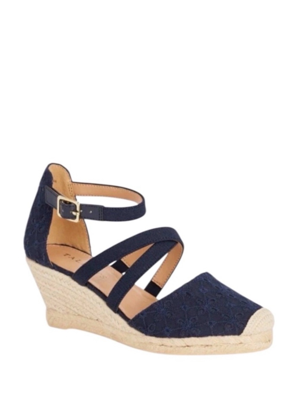 GUC TALBOTS LYNDSAY ESPADRILLE WEDGES -
CANVAS - SIZE 6.5